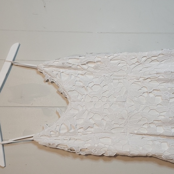 Express Cream Tiered Midi Sundress - Picture 7 of 12